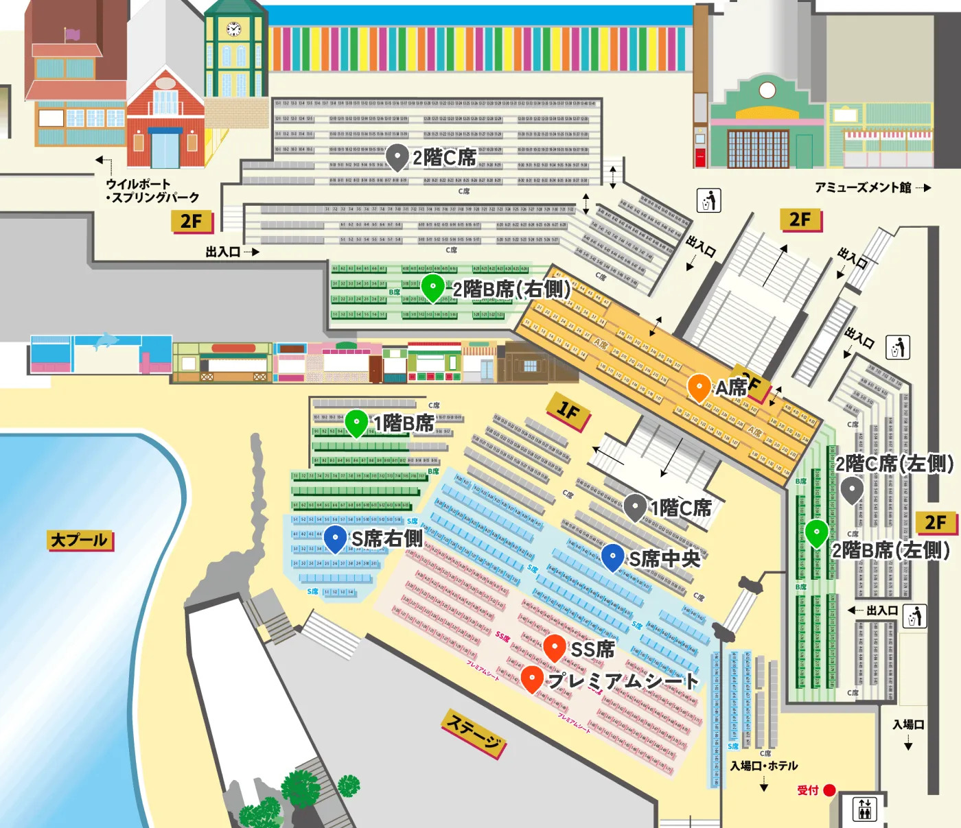 ショーステージ図面